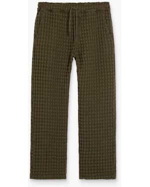 Oas Turtle Ayora Waffle Pants - Green
