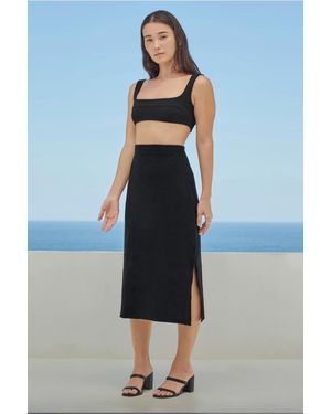 Haight Crepe Gabi Top (Final Sale) - Black
