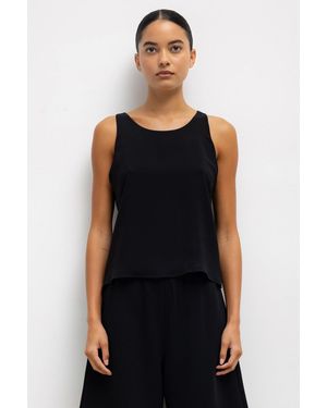 Leset Ari High Neck Tank - Black