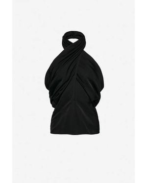 Magda Butrym Ss26 Blouse 10 - Black