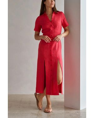 Hevron Axel Dress (Final Sale) - Red