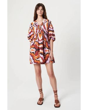 Chufy Liberty Organic Cotton Mini Dress (Final Sale) - Red