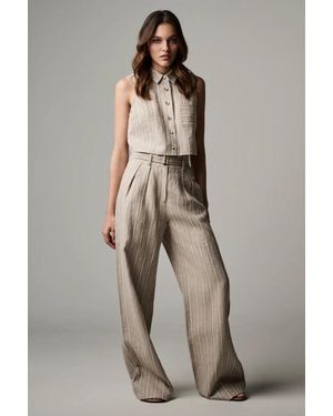 Hevron Alina Pant (Final Sale) - Brown