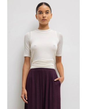 Leset Julien Mid Sleeve Tee - White
