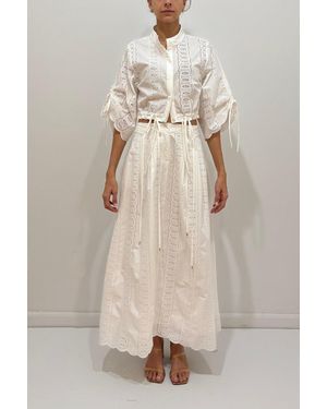 Hevron Amaris Skirt - Natural