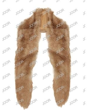Zimmermann Shearling Long Stole - Natural