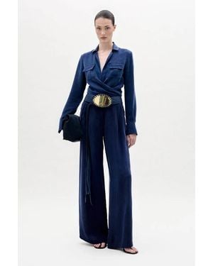 Silvia Tcherassi Opal Pant - Blue