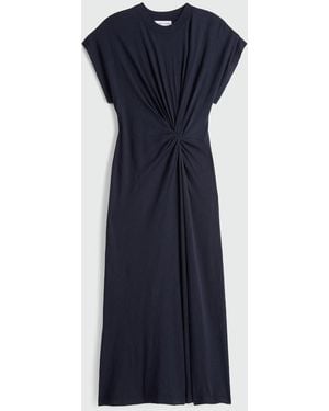 Apiece Apart Volta Twist Dress - Blue