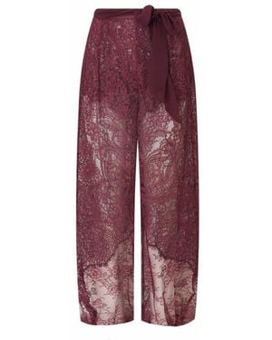 LoveShackFancy Riana Pant - Purple