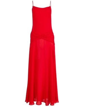Fleur du Mal Nina Maxi Dress - Red