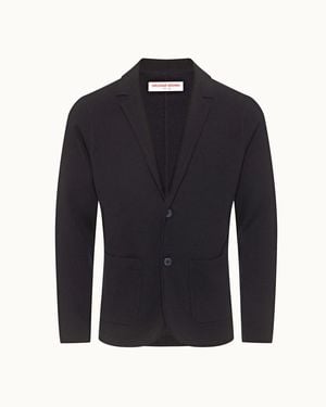 Orlebar Brown Rainer Lw Pique Blazer - Blue