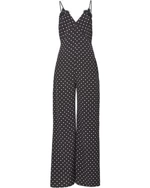 Fleur du Mal Juliet Lace Jumpsuit - Multicolor