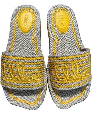 Chloé Chloé Sand Slide - Yellow