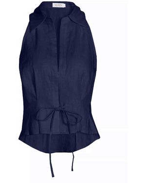 Hevron Sloan Vest (Final Sale) - Blue