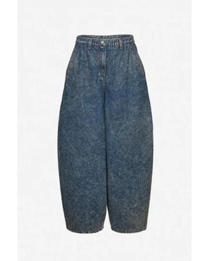 Magda Butrym Ss26 Denim 11 Pants - Blue