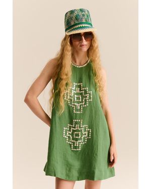Carolina K Eva Dress - Green