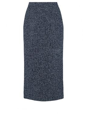 Escvdo Manabi Pencil Skirt - Blue