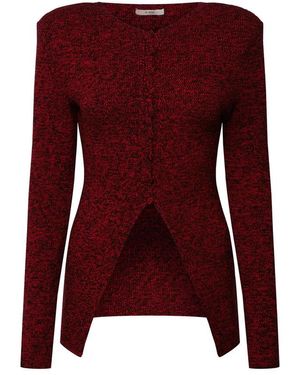 Et Ochs Mischa Knit Cardigan - Red