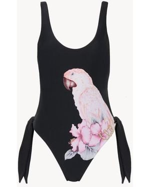 Chloé Cut-Out One-Piece Swimsuit - Black