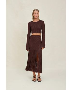 Devon Windsor Enda Skirt - Natural