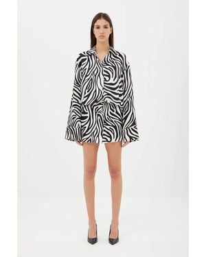 AEXAE Silk Short Dress (Final Sale) - Black