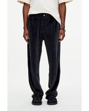 Oas Velour Pants - Blue