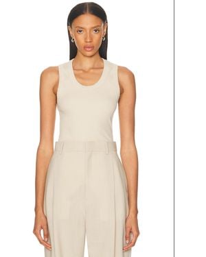 Wardrobe NYC Scoop Neck Tank - White