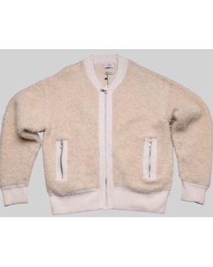Harden Zippered Cashmere Jacket - Natural