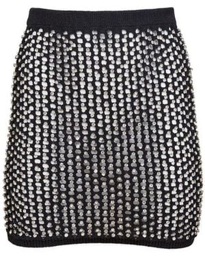 Fleur du Mal Spotlight Mini Skirt - Black