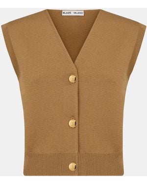 Blazé Milano Sebright Vest Gilet - Natural