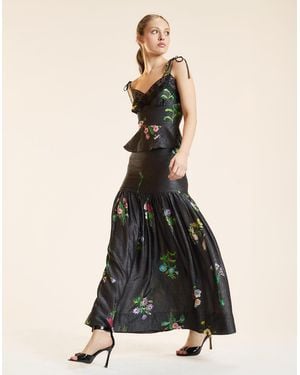 Cynthia Rowley Moonlight Shimmer Skirt - Black