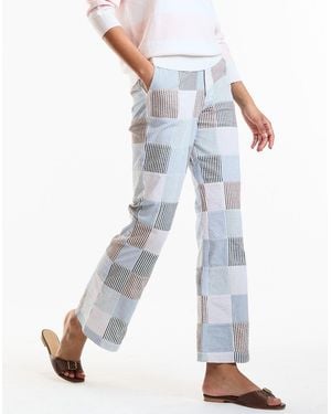 Cynthia Rowley Millie Cropped Pants - Blue