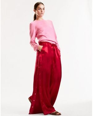 Cynthia Rowley Breakaway Snap Pant - Red