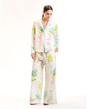 Cynthia Rowley Jardin Pj Pants - White