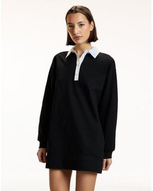 Cynthia Rowley Ardie Rugby Dress - Black