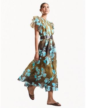 Cynthia Rowley Ravello Kaftan - Green