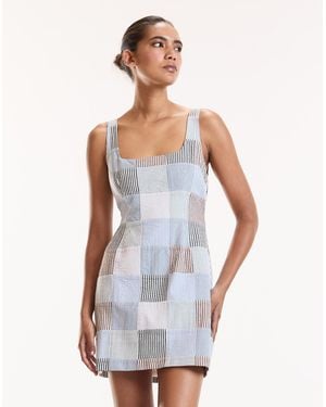 Cynthia Rowley Millie Seersucker Dress - White