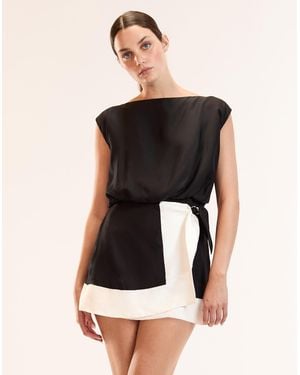 Cynthia Rowley Domino Dress - Black