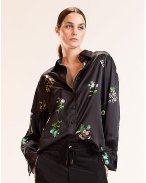 Cynthia Rowley Collectible Silk Shirt - Black