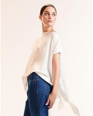 Cynthia Rowley Windswept Tie Top - Blue