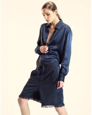 Cynthia Rowley The Tux Short - Blue