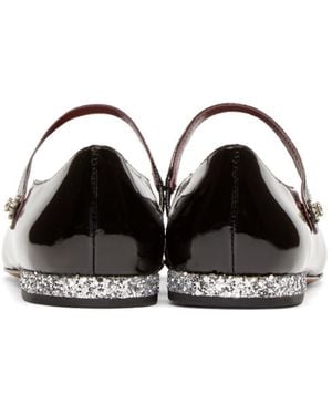 Marc By Marc Jacobs Black Leather Brooke Mary Janes
