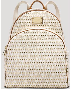 MICHAEL Michael Kors Backpack - Jet Set Item Large Studded - White