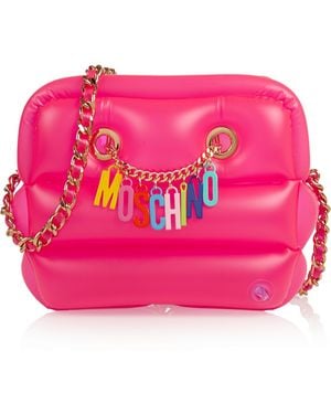 Moschino Inflatable Pvc Shoulder Bag - Pink