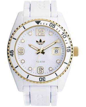 adidas Brisbane Gold Detail Watch - White