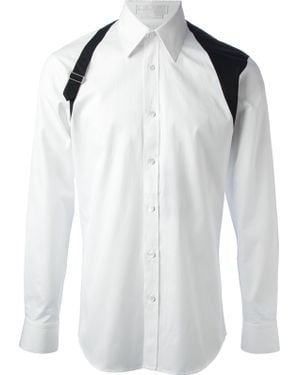 McQueen Harness Detail Shirt - White