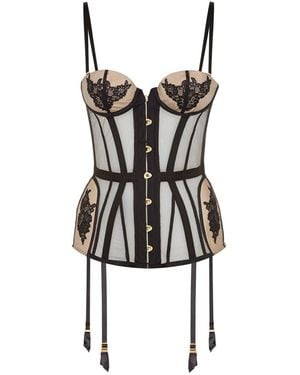 Agent Provocateur Demelza Corset - Natural