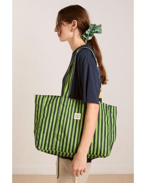 Damson Madder Dm Canvas Tote - Green