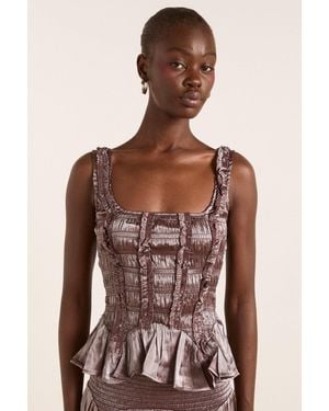 Damson Madder Raphi Cami - Brown