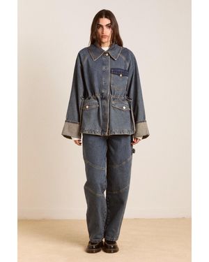 Damson Madder Emilie Workwear Jacket - Multicolour